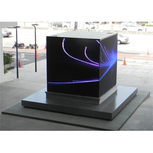 Seamless Splicing 360 Degree LED Display Wall 10mm Pixel Pitch With Four Faces