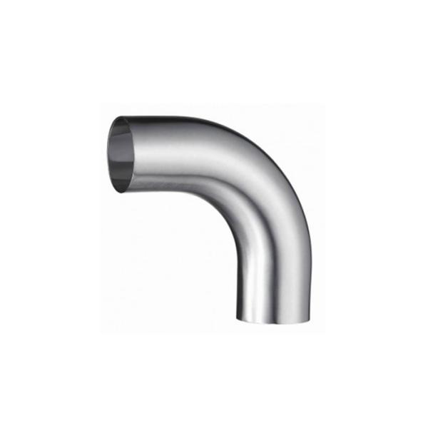304 / 304L Stainless Steel Sanitary Pipe Fittings Butt Weld Tube Elbow For Food Industry