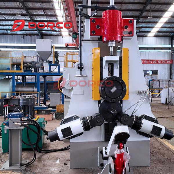 Máquina vertical de laminación de anillos de huella pequeña, operación sensible, rentable