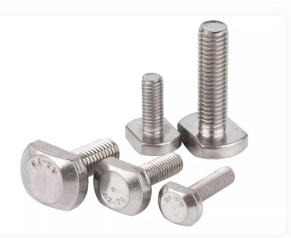 GB37 Stainless Steel 304/316 T- Bolts for T Shaped Channel / T-shaped Clamp Screws Photovoltaic
