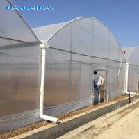 Enroulez les usines résistantes d'agriculture élevant la serre chaude multi d'envergure film hydroponique de système de poly