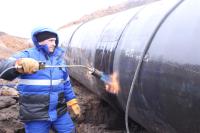 3lpe Protection contre la corrosion des pipelines en champs de soudage revêtement enveloppement environnant manche rétrécissable par la chaleur