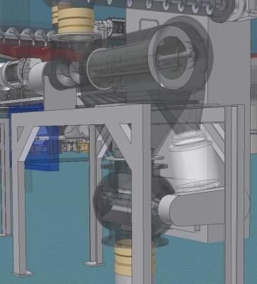 Criba vibratoria rotativa modular de acero inoxidable SS304 para alimentos