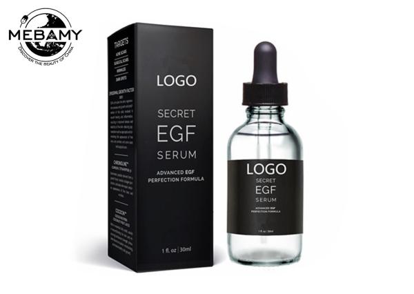 EGF que repara o soro orgânico da cara, toda a garrafa de vidro do soro antienvelhecimento natural