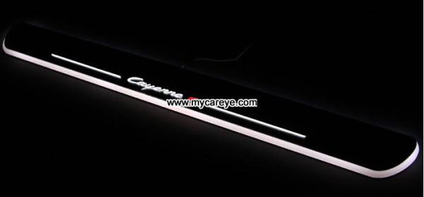 Porsche Cayenne car Moving door Step Pedal welcome light led projection