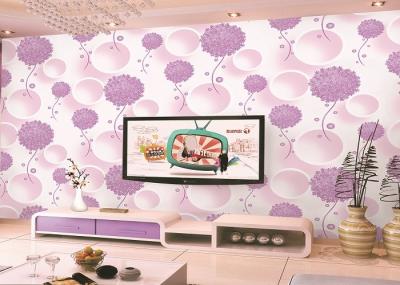 Heat Insulation Unisex Children's Bedroom Wallpaper For Decoration Floral Pattern