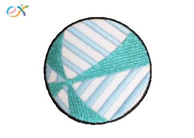 Rayon Thread Embroidered Sports Patches / Volleyball Iron On Patches