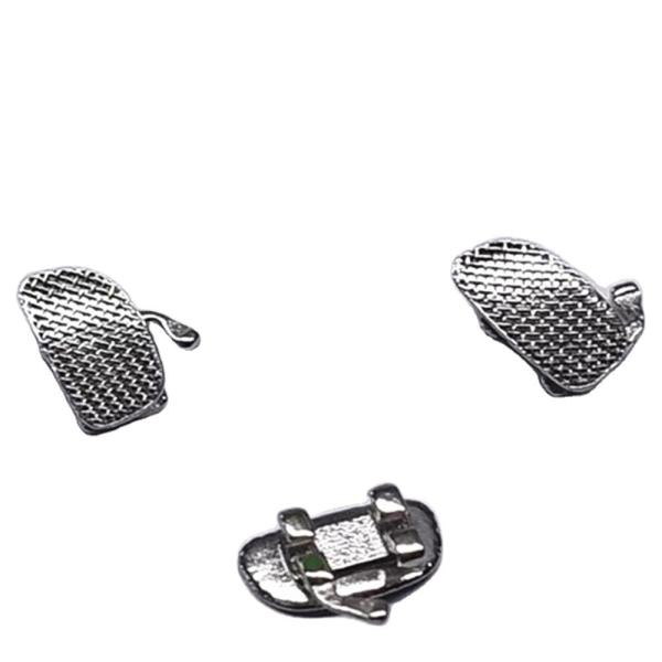 Stainless Steel Hot Dental Ortodoncia Orthodontic Molar Bracket Slot 0.022 Roth Bracket with 80 Gauge Mesh Base Shelf Life 2 Years