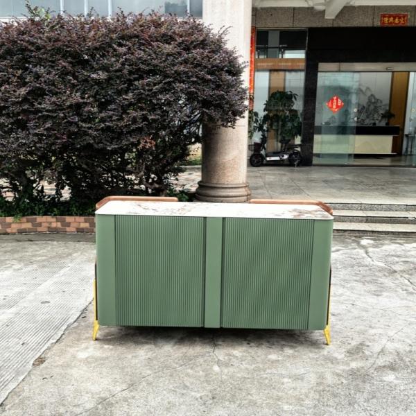 Professional Design Team Console Table Furniture for Modern Living Room with Ceramic Marble Top