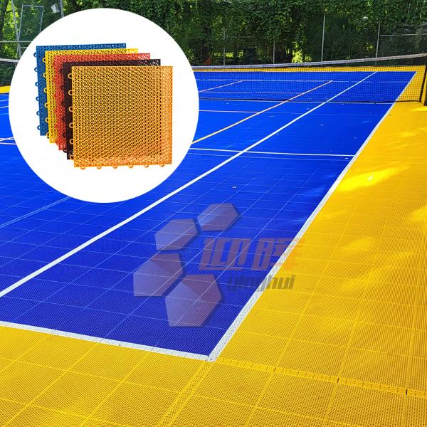 Outdoor Basketball Court PP Interlocking Sports Flooring Multipurpose Sports Court Flooring