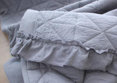 Washable Cotton Throw Blanket , Quilted Multiple Colors Luxury Throw Blanket