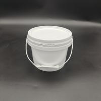1L-25L PP Baldes de plástico para armazenamento de alimentos com tampa Impressão IML