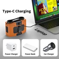 Socool Fan 20000mAh Portable Outdoor Rechargeable Fan USB Emergency Power Supply Indoor And Outdoor Clip Waist Fan