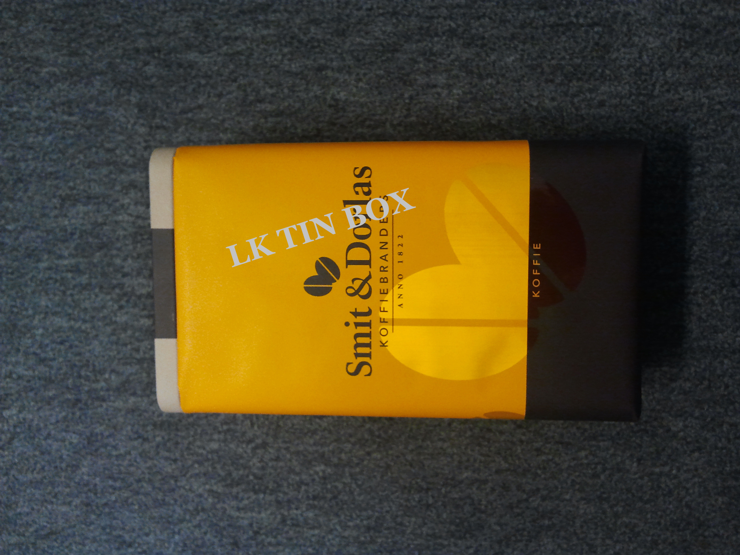 Small Rectangle Cigarette Tin Box For 20 Sticks With Embossing And Metal Insert