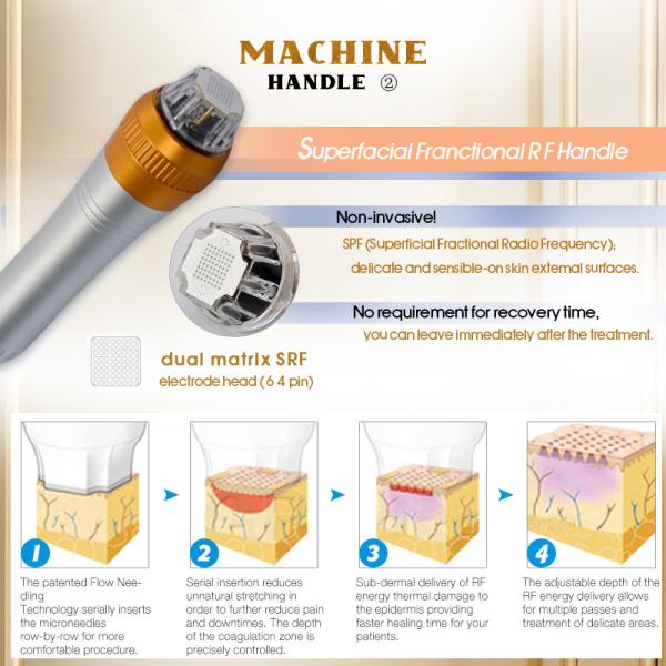 Подтяжка кожи RF Microneedling Machine Машина для удаления растяжек Ance