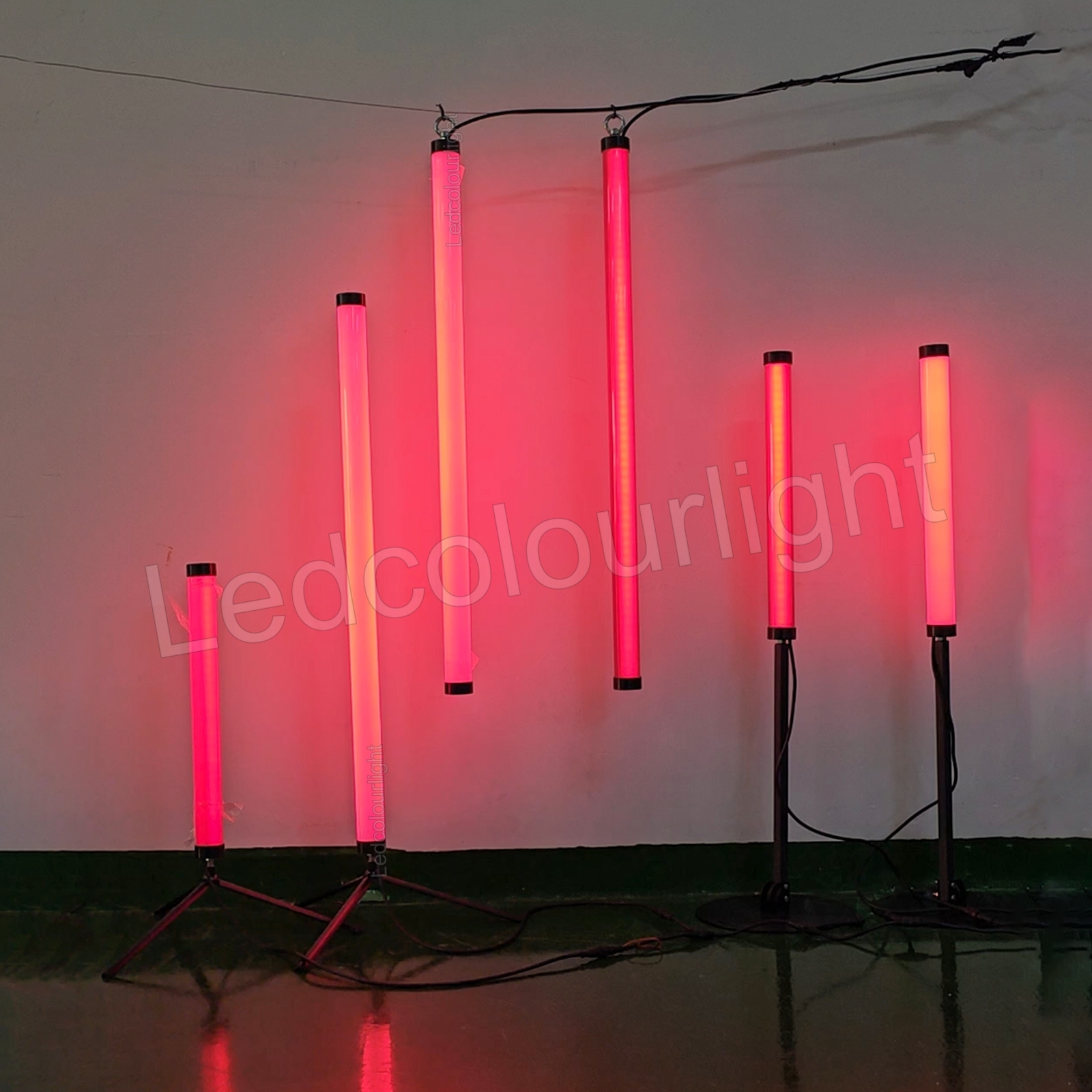 50mm RGB LED 3D Pixel Tube Light with 360-Degree Lighting
