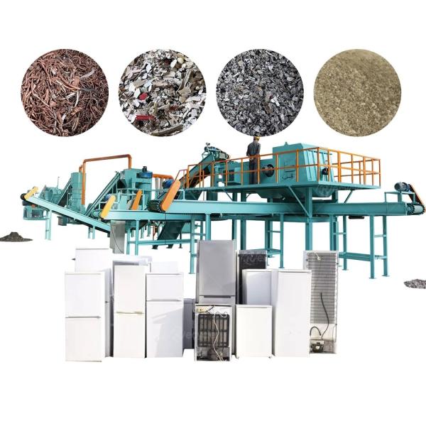 Household Appliance Recycling Machine Separate Plastic Metal and Foam for a Greener Future