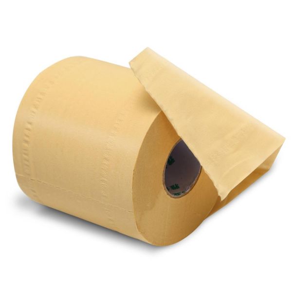 Natural Bamboo Pulp Toilet Brown Color Tissue Paper