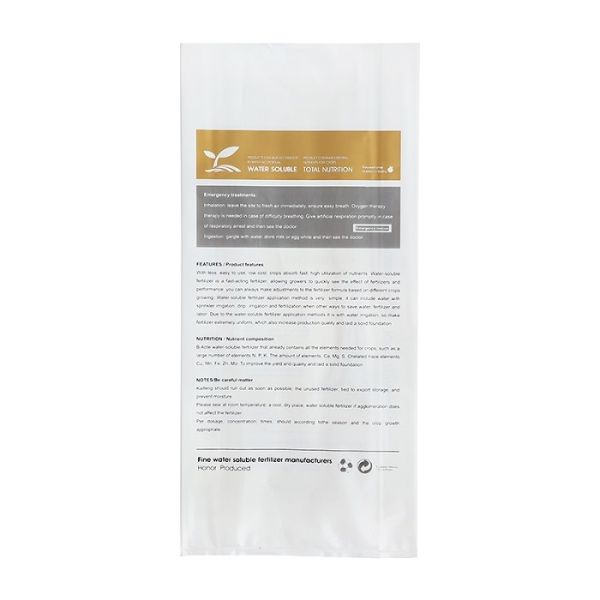 Durable PE Bags Used For Fertilizer Packing With Customized Capacity