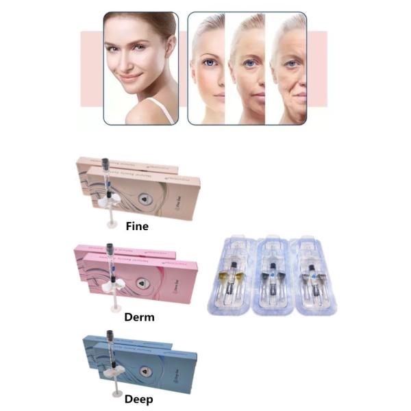 заполнитель геля коллагена 1ml 2ml Hyaluronic кисловочный дермальный для губы носа