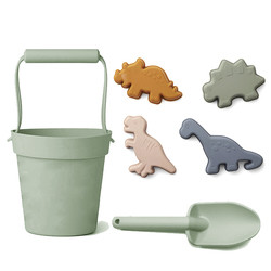 Eco Friendly Silicone Sand Bucket OEM Food Grade Silicon Beach Play Set For Kids