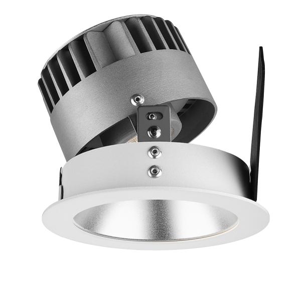 Silver Finish 10 W LED Recessed Downlight kitchen Dia 108*102mm