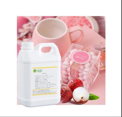 Aromas de doces de litchi frescos altamente concentrados para produzir doces de boas-vindas