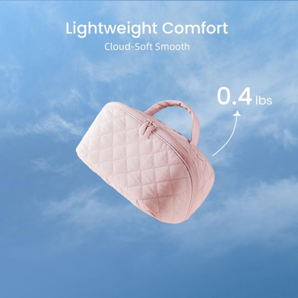 Quilted Cosmetic Bag High Quality Travel Toiletry Bag Portable Storage Bag