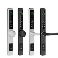 Puerta de cristal de marco estrecho IP65 Bluetooth
