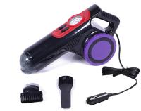 Dc12v 2 em 1 inflador de pneus de plástico e aspirador de automóvel portátil com escovas