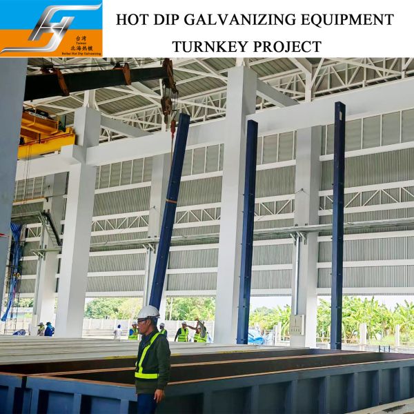 Customized Hot Dip Galvanizing Equipment with Automatic/Semi-automatic Control and High Velocity Pulse Firing System for Zinc Coating Plants