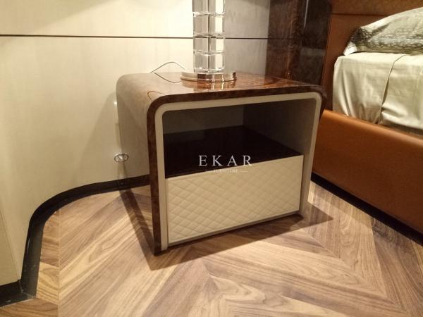 Modern Side Table Bedroom Bedside Nightstand With Drawer W006B11