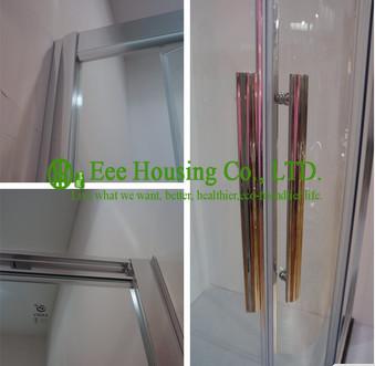 Shower room Aluminum Frame Bathroom Sliding Door Bathroom Doors,Classical design Profile sector shower door strip