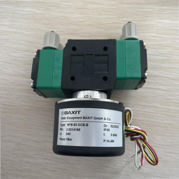 Micro tipo bomba líquida KNF NFB 60 KPDCB do diafragma do vácuo - C.C. 24V de B