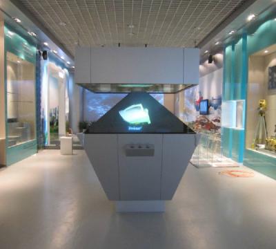 Chapa metálica holográfica clara ajustável Builted da exposição 3D em oradores altos