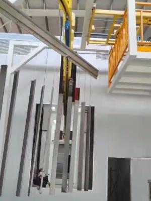 Ligne automatique de revêtement en poudre pour les finitions antidérapantes sur les sols industriels