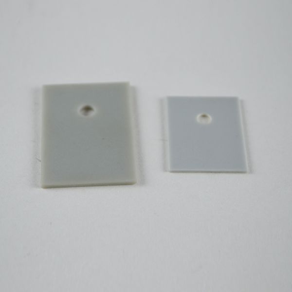 AlN Aluminium Nitride Ceramic Plates Electrical Ceramics for Electronics