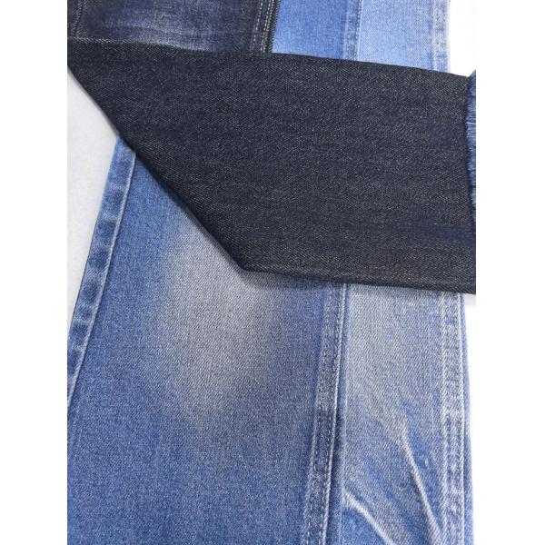Tejido vaquero 98% algodón 2% spandex para la fabricación de camisetas al por mayor