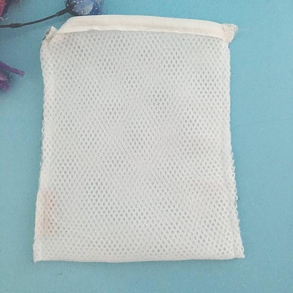 Underwear Washing Mesh Laundry Bag Folding Mini Size White Color Label Logo