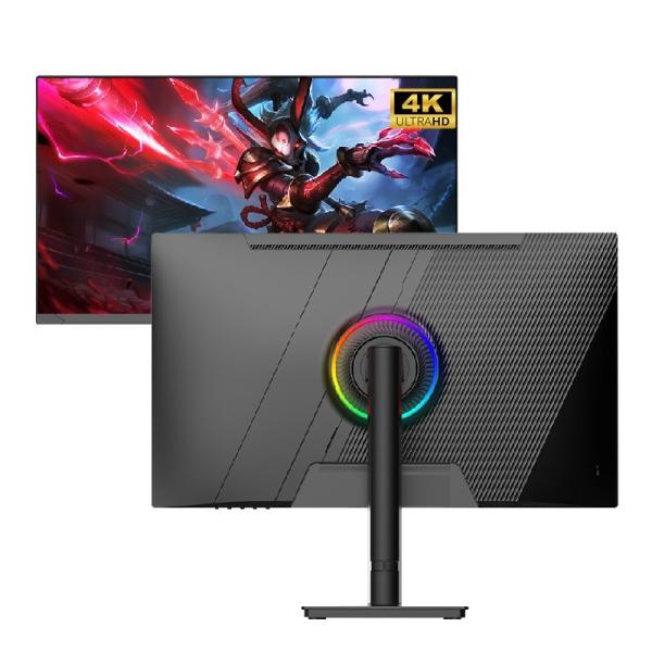Bezel Less 32 Inch LED Monitor 1K 2K 4K RGB Lighting Adjustable Bracket For Gaming