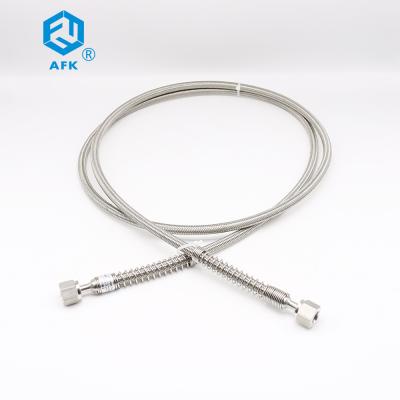 1/4 Nptf Stainless Steel 316 Flexible Hose Tubing High Pressure