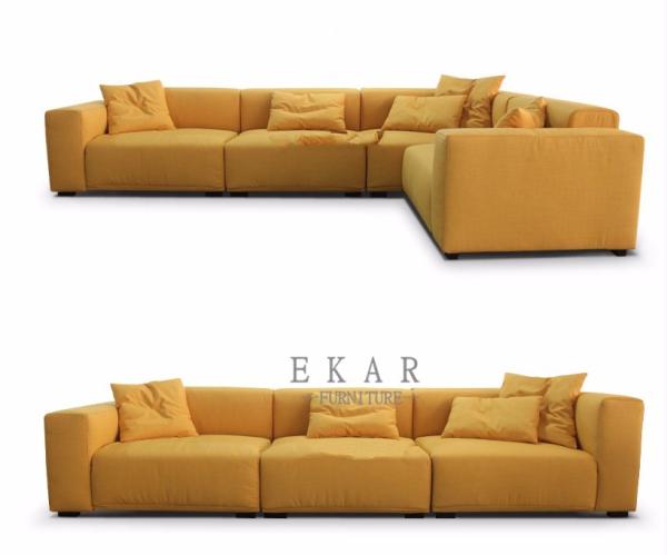 Luxury Modern Style Living Furniture Fabric Sectional Sofa Sets