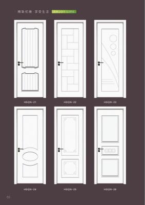 Customized Color Interior WPC Door White Wpc Door MouldProof Durable