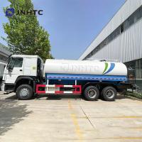 From China Howo Sprinkling Water Tank Truck 351 - 450hp 6x4 10 Wheels From China