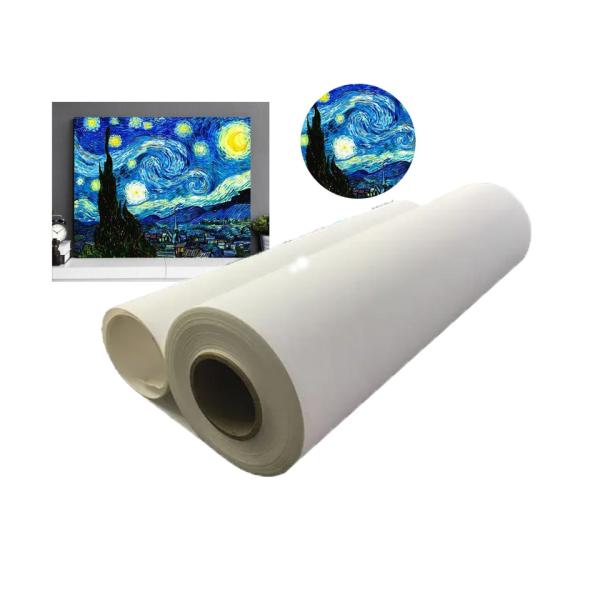 260gsm Waterproof Inkjet Matte Polyester Canvas Arts Roll for Epson