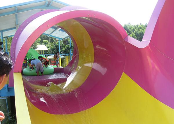 Theme Park  Tornado Water Slide / Wet N Wild Water Slides Ashland GelCoat