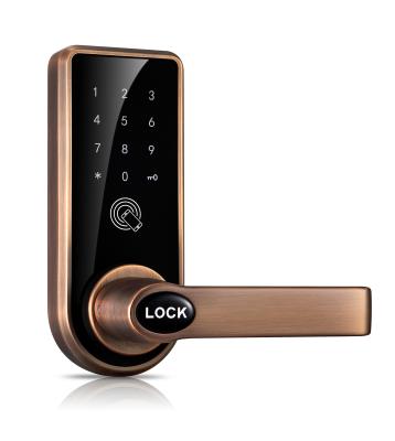 Fechadura da porta Keyless do teclado numérico, fechamento de Bluetooth Digital do App do cartão da senha para a casa