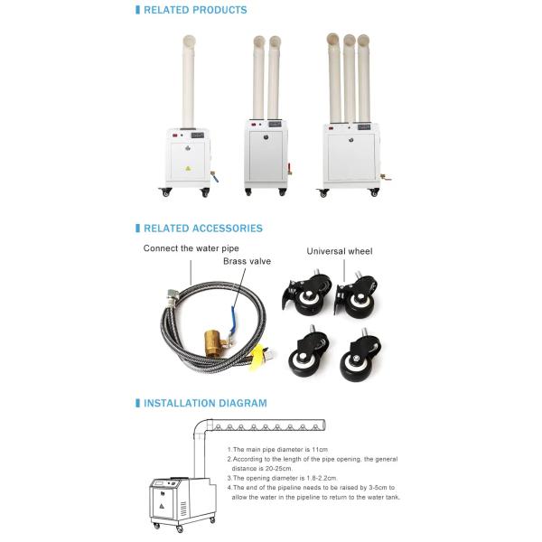 20KG/H Warehouse Workshop Mushroom Industrial Ultrasonic Humidifier Farm Air Humidifier Industrial Humidifier for Plants