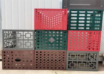 5052 Antirust Perforated Corrugated Aluminum Panels Sheet For Building Wall