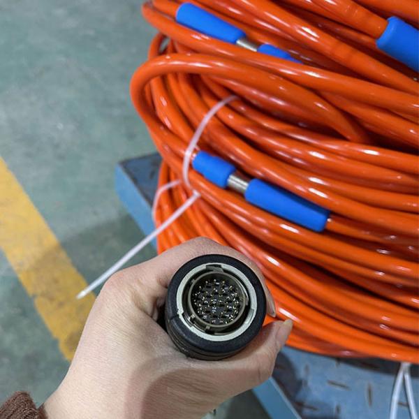 24 кабеля рефракции кабеля 9.2mm OD канала сейсмических сейсмических подгонял